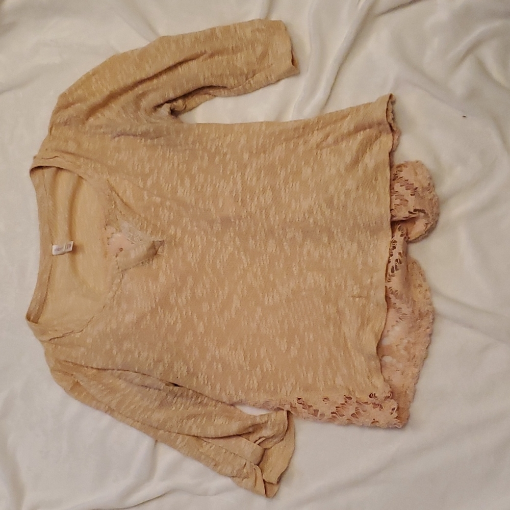 Light orange/coral shirt